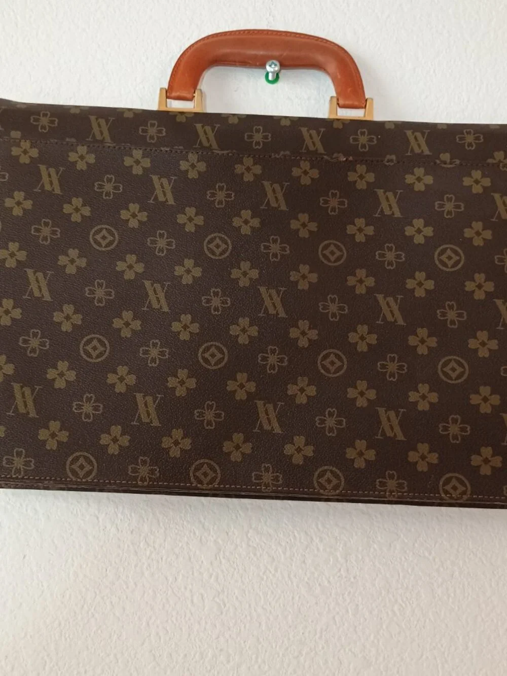 Louis Vuitton Monogram Briefcase Business Bag Portfolio Leather Hard-Sided Docum